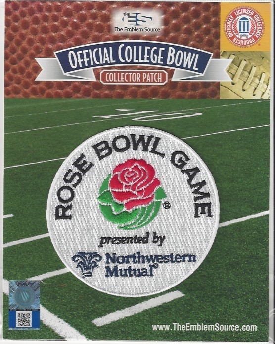 2019 Rose Bowl Bowl Patch Washington Ohio State NEW DESIGN Official NCAA Logo