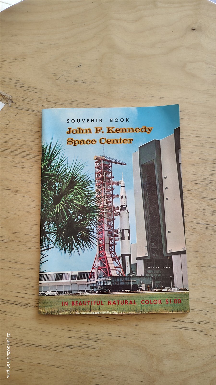 1975  KENNEDY SPACE CENTER SPACE SOUVENIR BOOK
