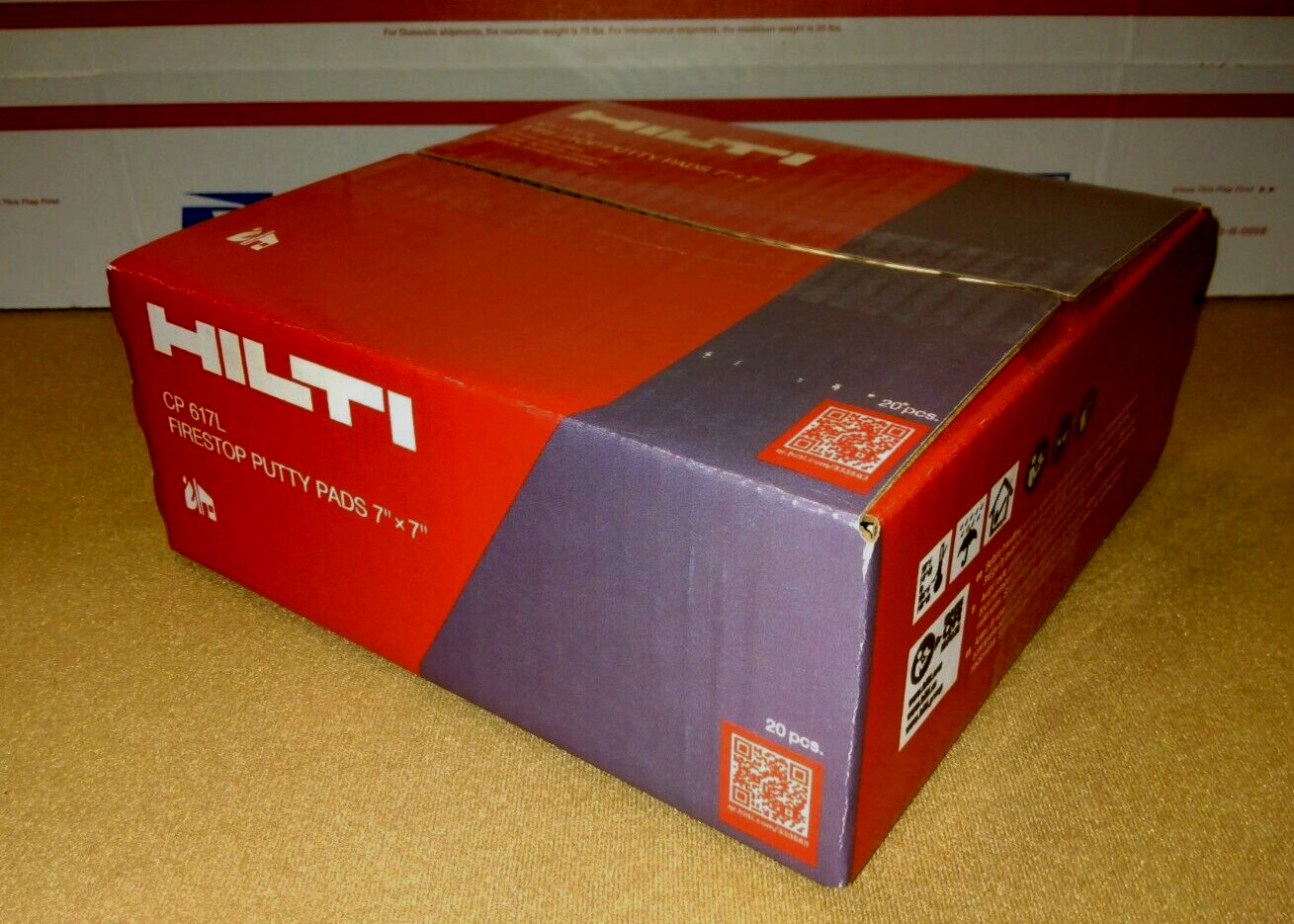 NEW! Hilti CP 617L Firestop Putty pad - 333583 (20 Count ~ 1 BOX)