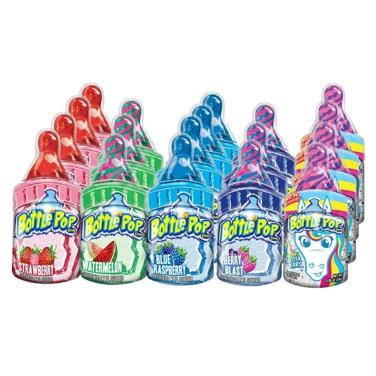 Baby Bottle Pop Original Candy Assorted Flavors 20 Pieces