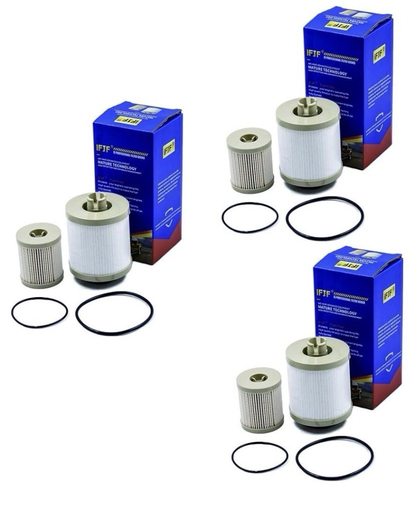 Fuel Filter Set w/Lower Lifter & Upper Bowl for 2003-2007 Ford Super Duty 6.0L V
