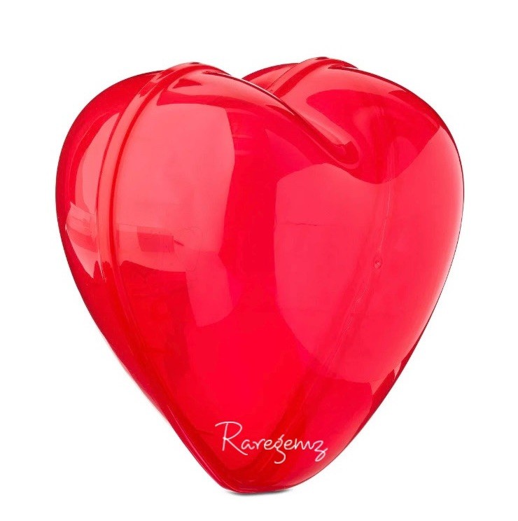 Way To Celebrate Clear Red Container 8” Gift Fillable Valentines Viral