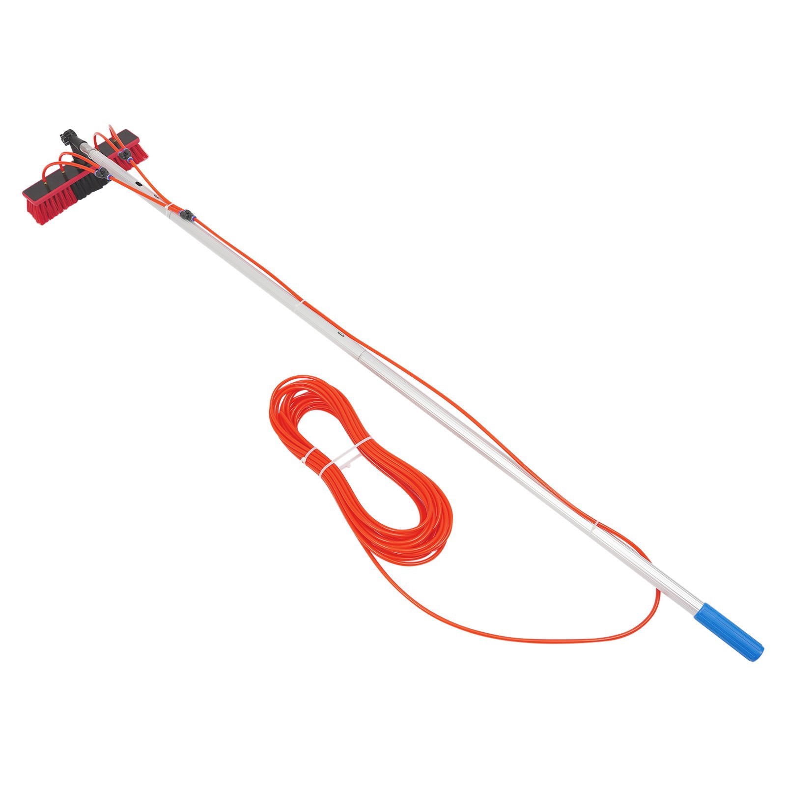 4m Solar Panel Cleaning Brush Outdoor Window Adjustable Pole Cleaning Kit