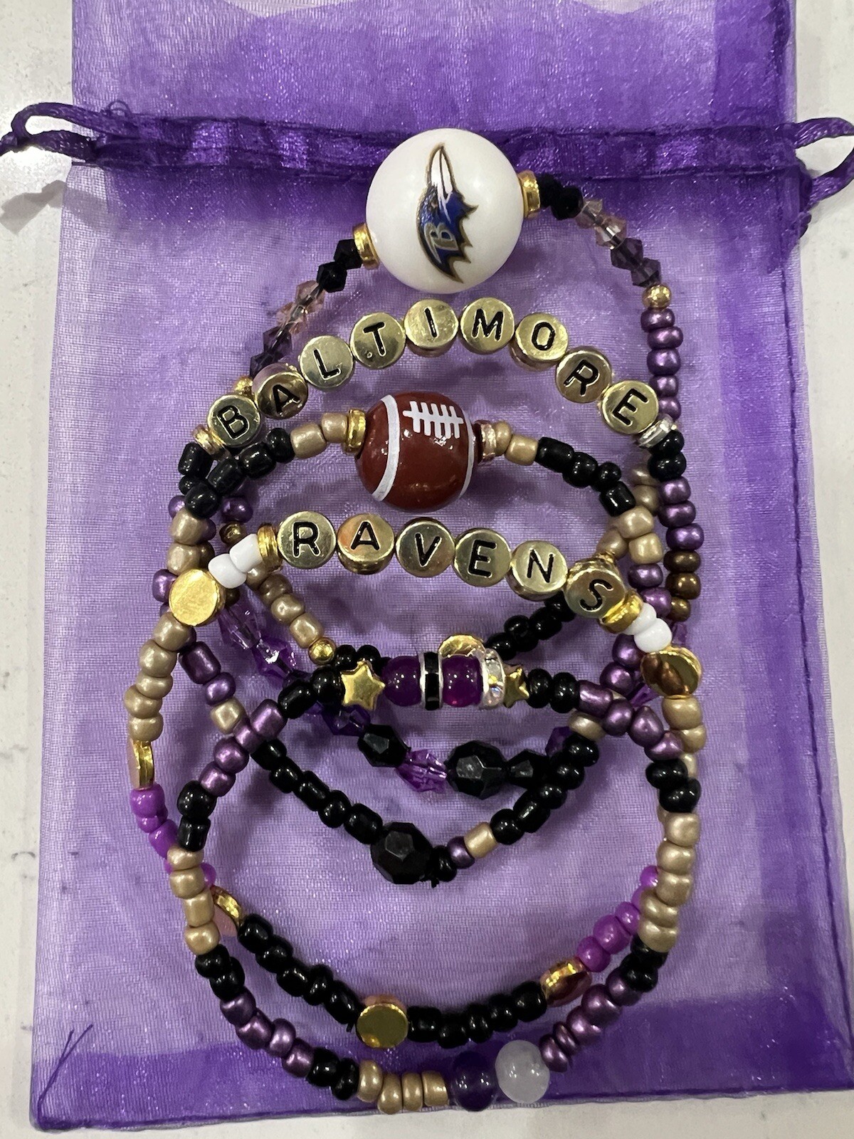 Baltimore Ravens Friendship Bracelets! (5)