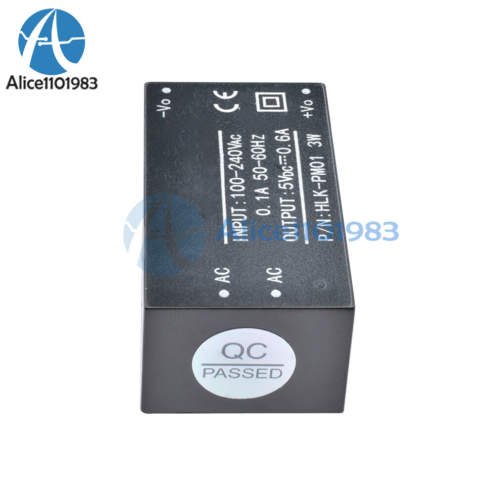 2PCS HLK-PM01 AC-DC 220V to 5V Step-Down Power Supply Module Household Switch