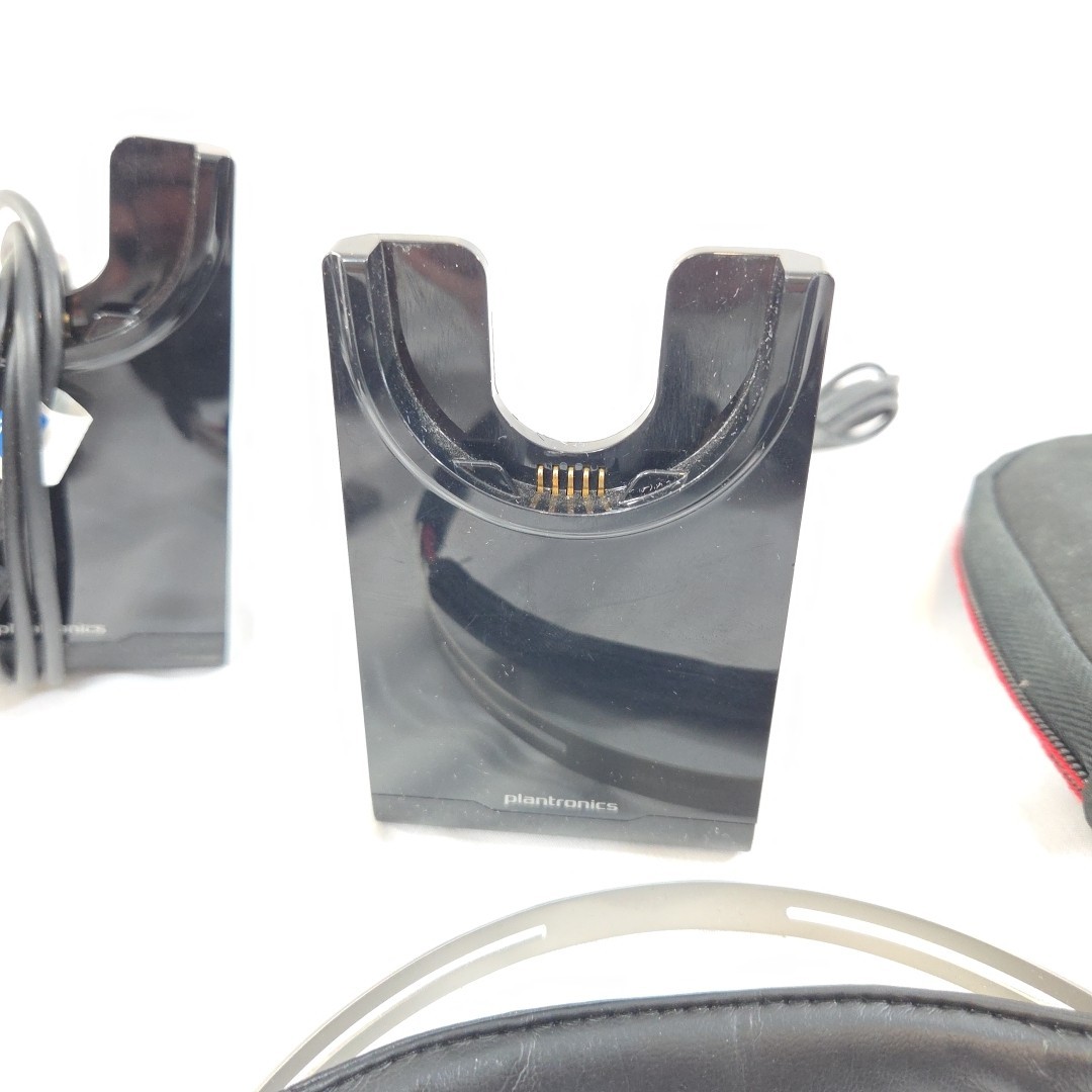 Plantronics 203079-101 USB Charging Stand with Headset Lot - READ