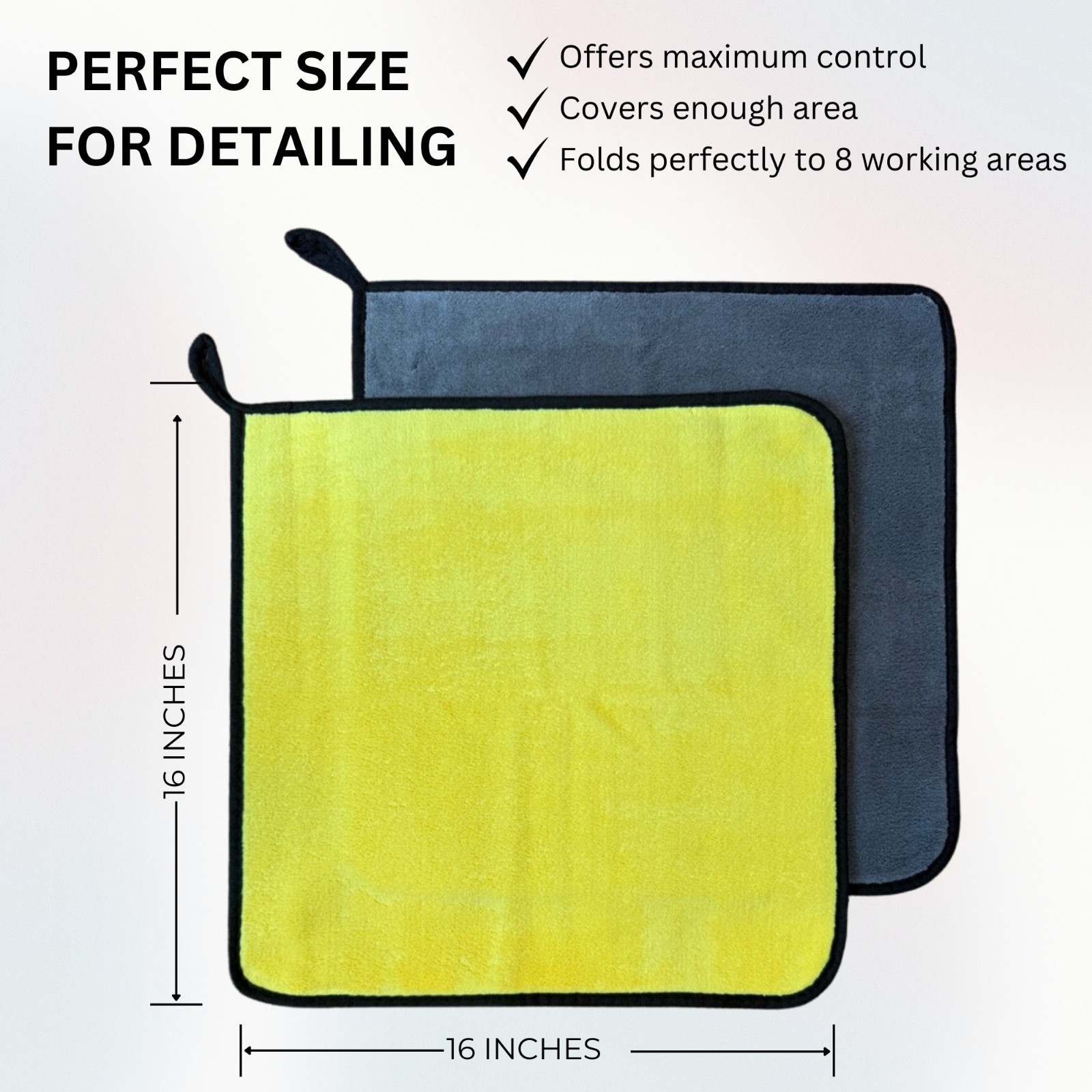 Car Detailing Microfiber 600 GSM - 3 Pack