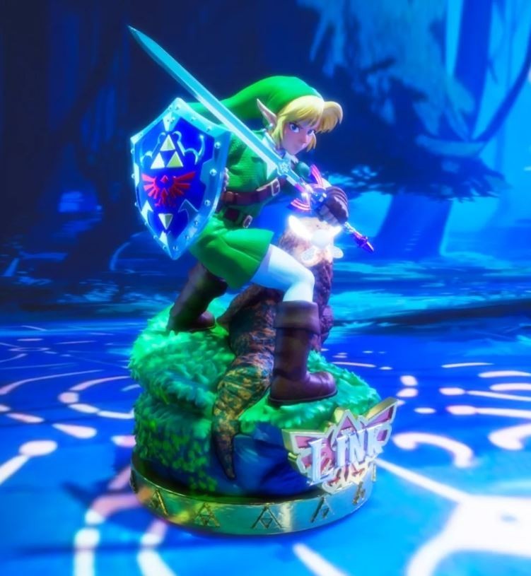 UNPAINTED Link Legend Zelda Diorama 3d Printed Model Kit UW
