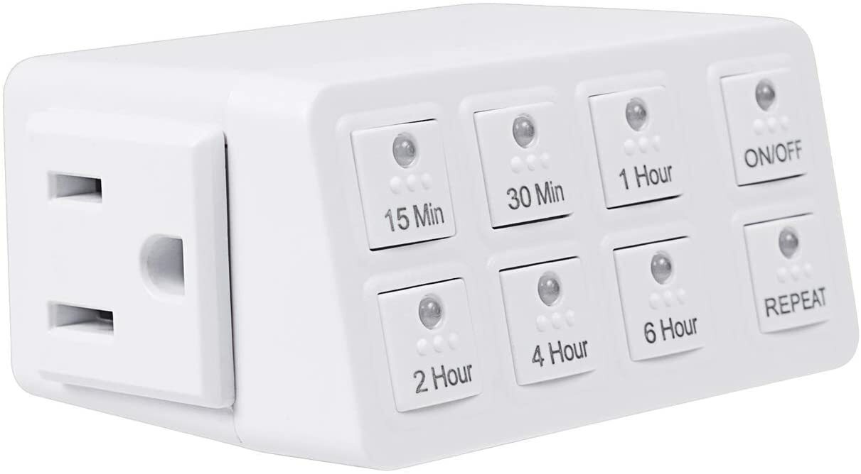 BN-LINK Smart Digital Countdown Timer with Repeat Function Shut Off Touch Button