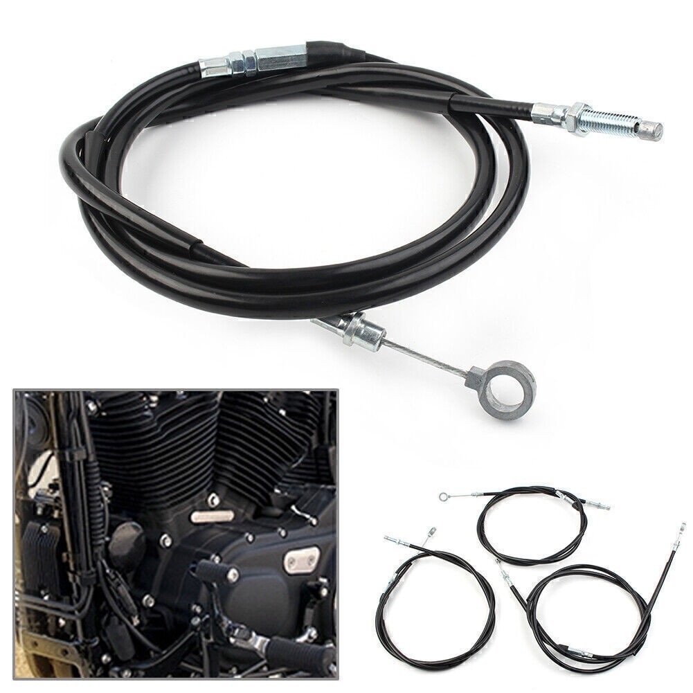 For Harley Sportster 883 1200 Black 1x 145/ 165 /185cm Brake Clutch Cable
