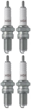 Set 4 NGK Standard Spark Plugs for Yamaha BW200 1988-1985 Engine 200cc