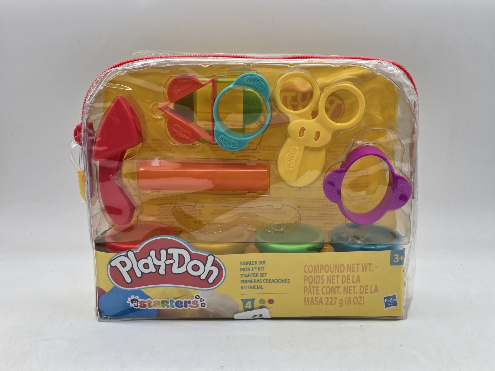 Play-Doh Starter Set 9-Piece Kit with Storage Tote and 4 Play-Doh Compounds