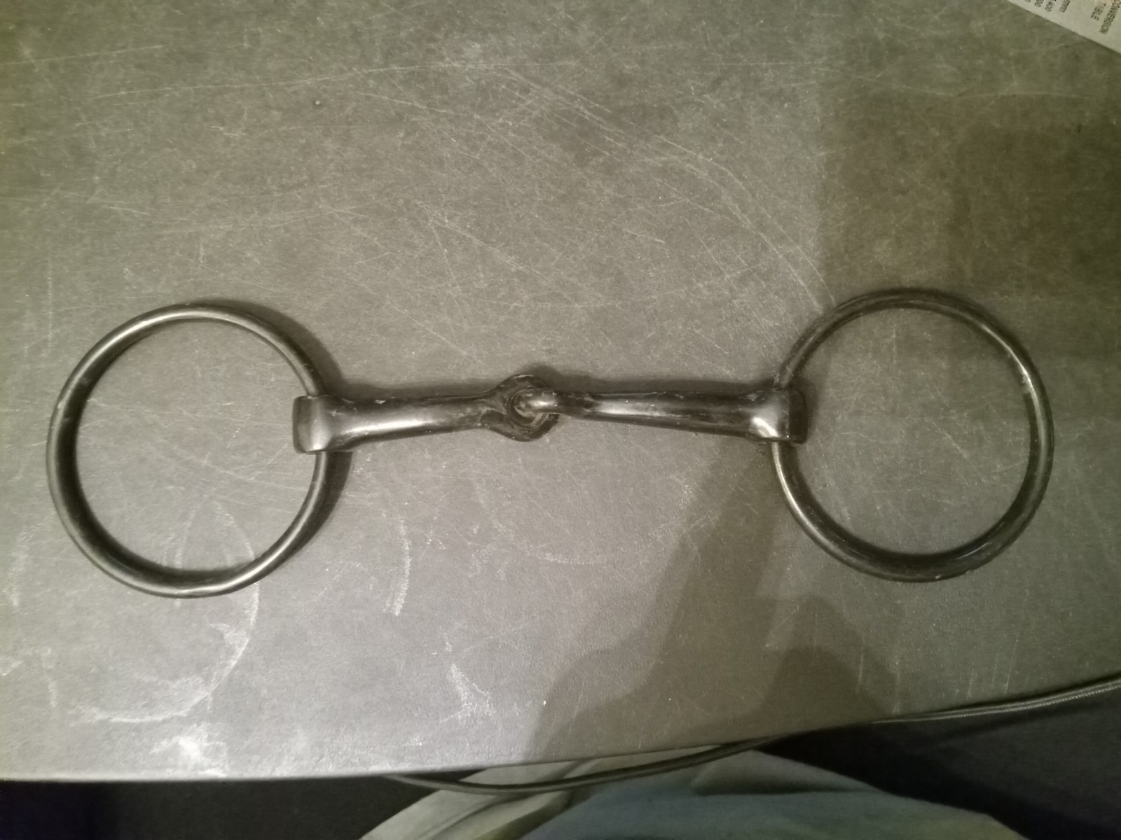 loose ring snaffle bit 5 in mouth black