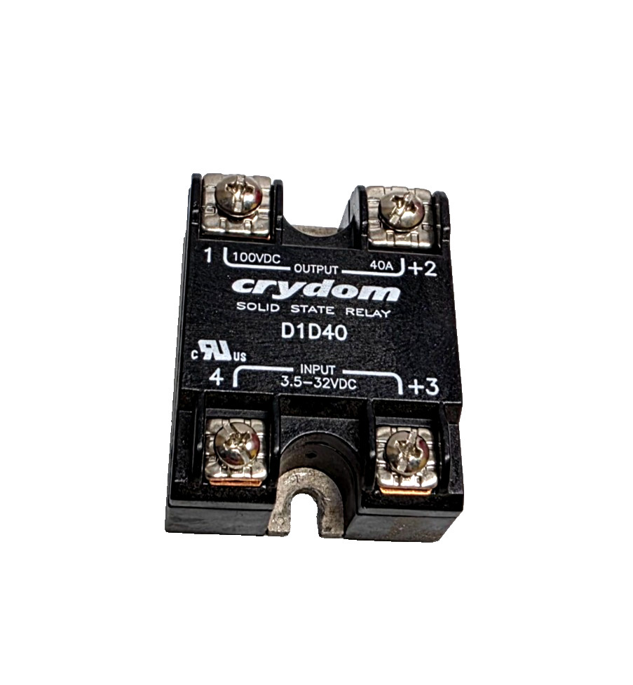 USED Crydom D1D40 3-32V Input 100V 40A Output Solid State Relay