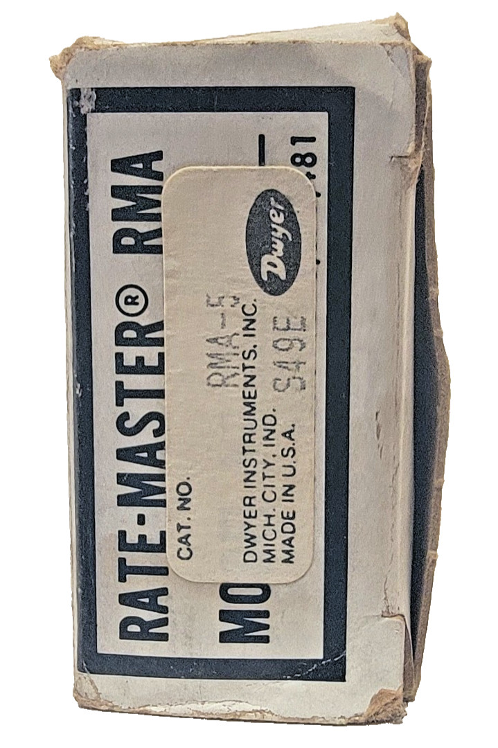 Dwyer RMA-5 S49E Rate-Master Flowmeter