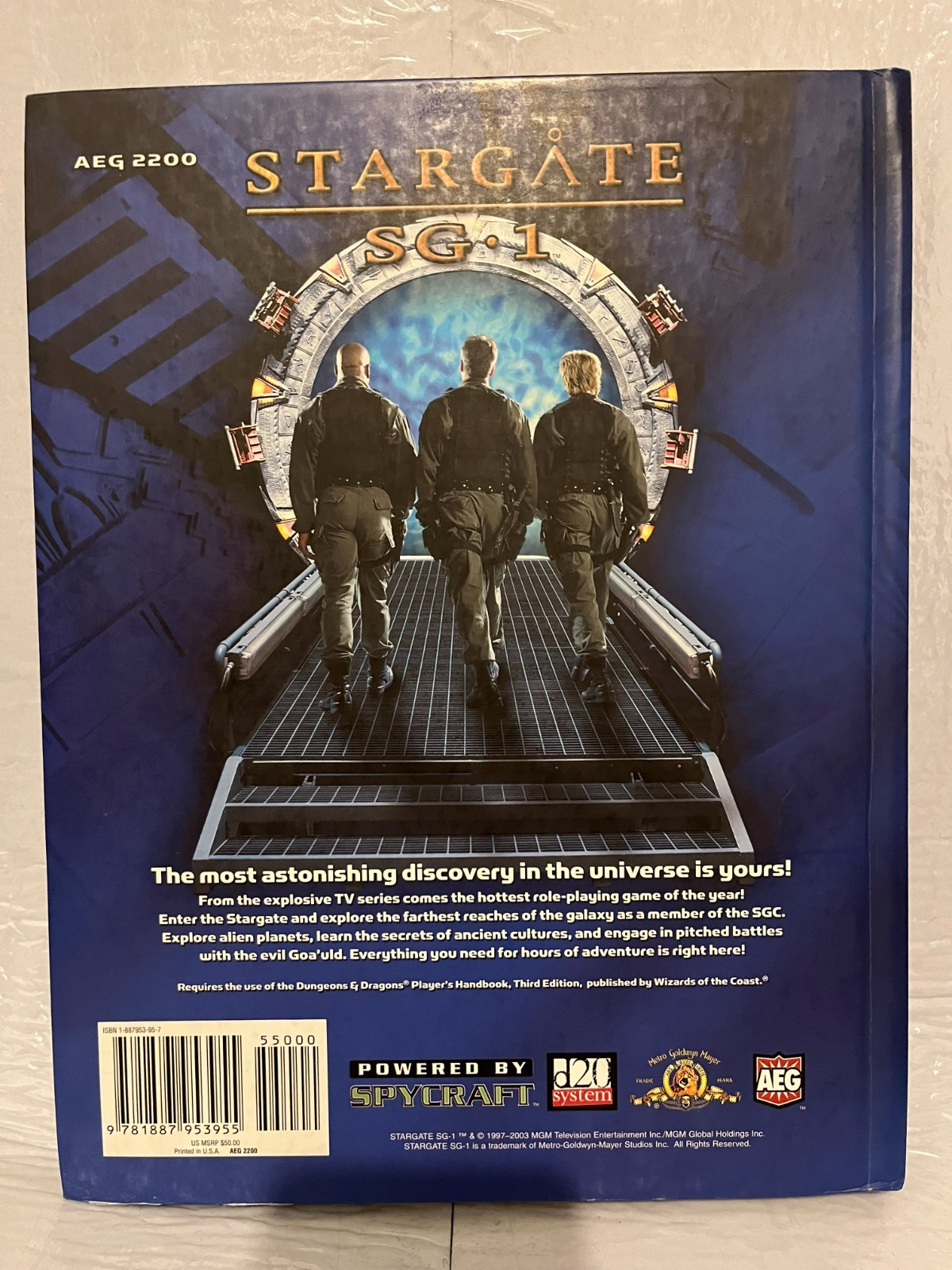 Stargate SG.1 RPG Core Rulebook