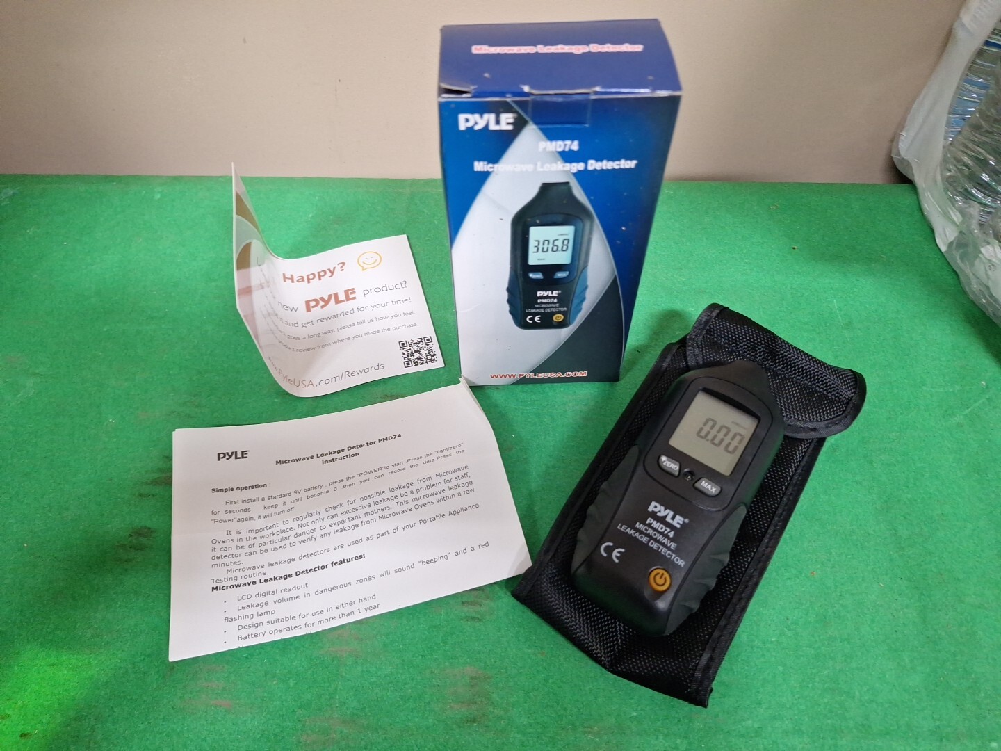Pyle PMD74 Microwave Leakage Detector New Open Box