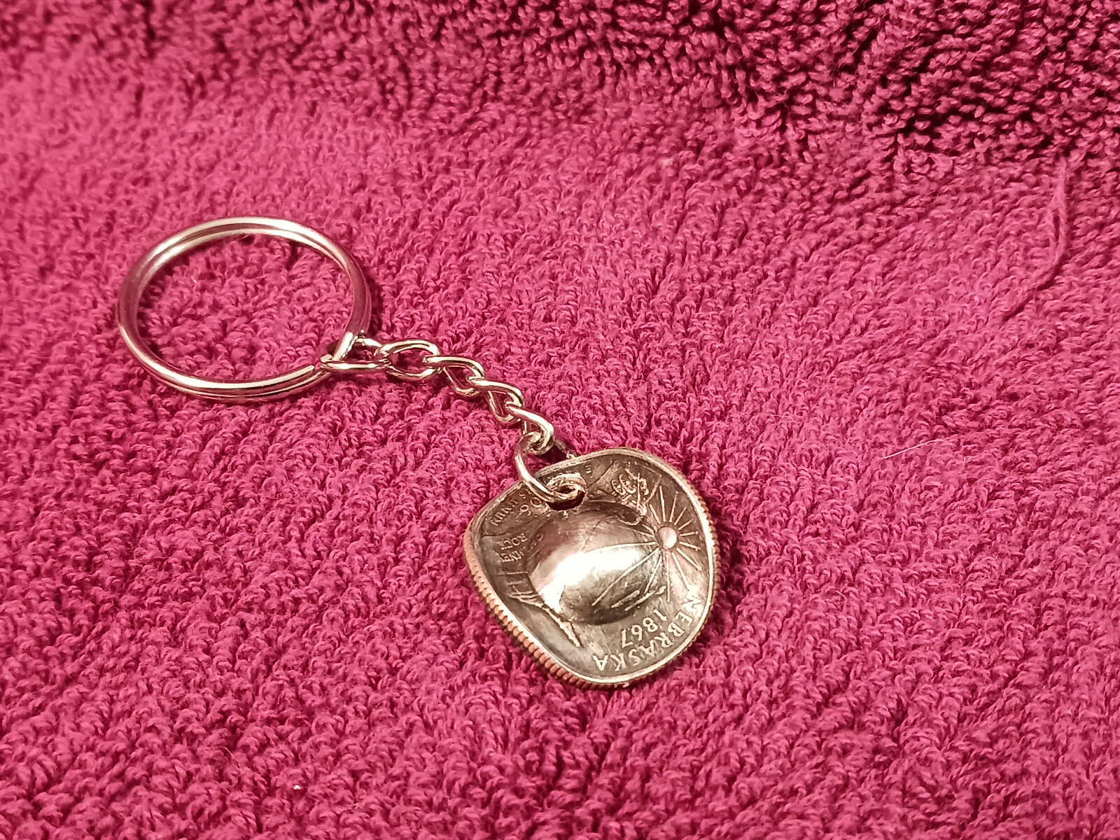 Nebraska Cowboy Hat Keychain 2006