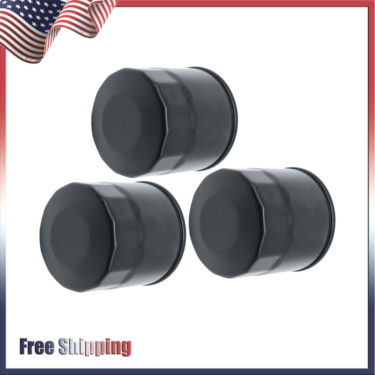 3x Oil Filter For Yamaha XV1600 XV1700 YFM700F KODIAK GRIZZLY RHINO 5GH-13440-80