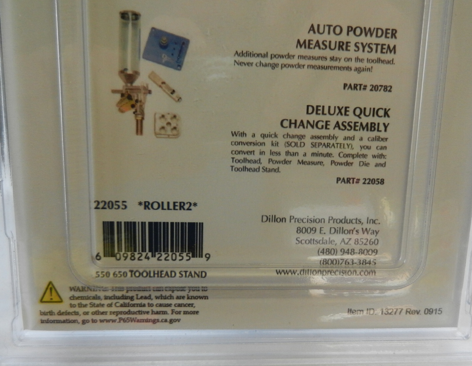 Dillon Precision Toolhead Stand; New In Package; 22055