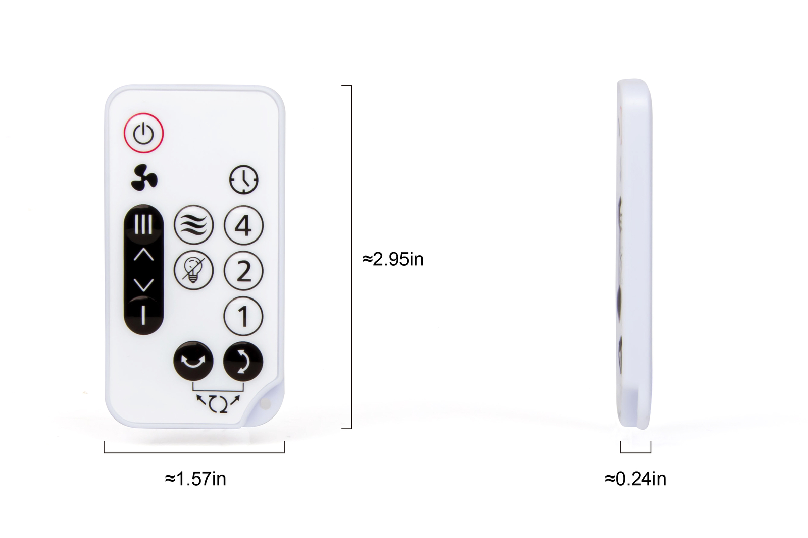 Replacement Remote Control for Woozoo 5-Speed Oscillating SC15T Globe Fan