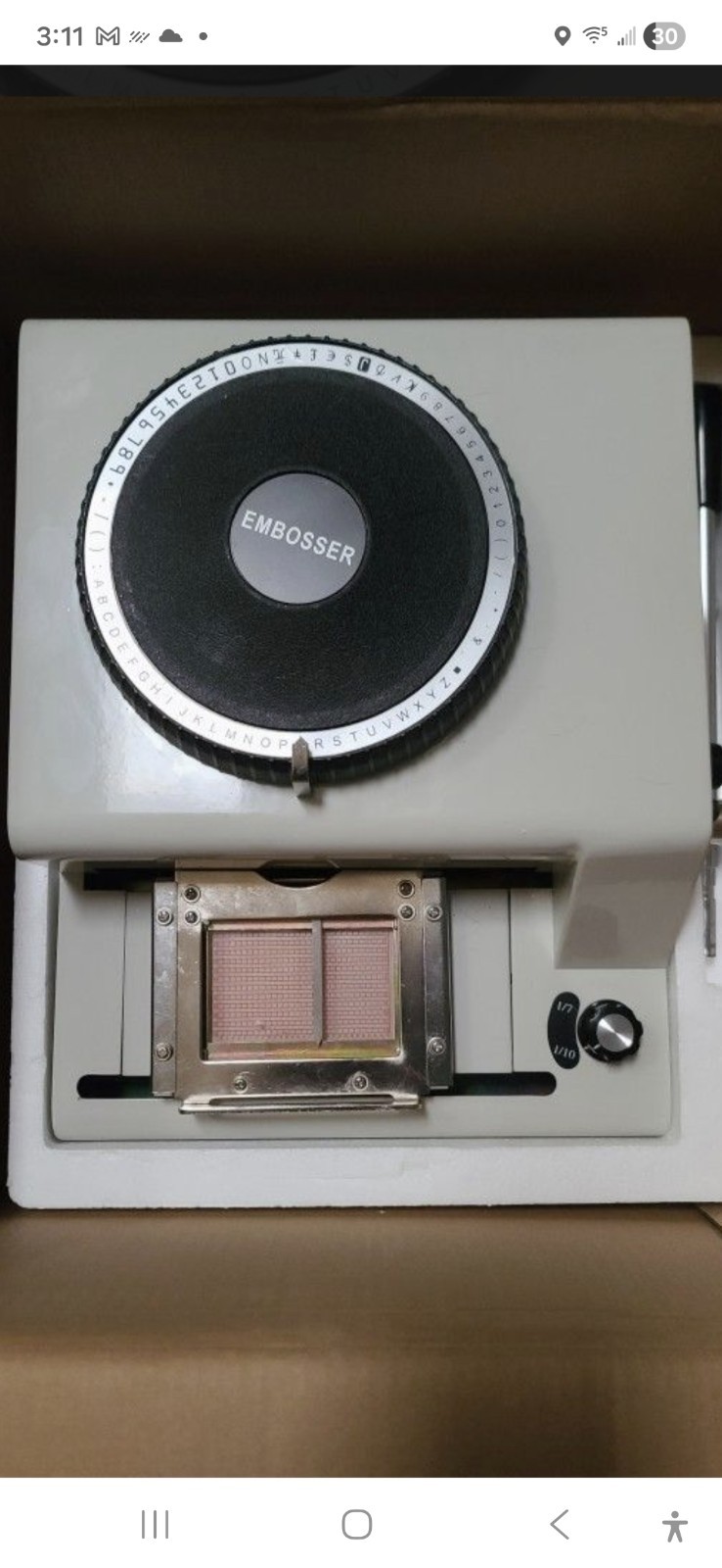 Embosser Stamping & Embossing Machine for Paper Document Seal Marking
