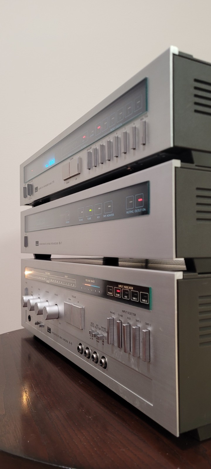 Sansui Stereo System A-9 Amplifier/ RS-7 Control System/ T-9 Tuner. Tested, Work