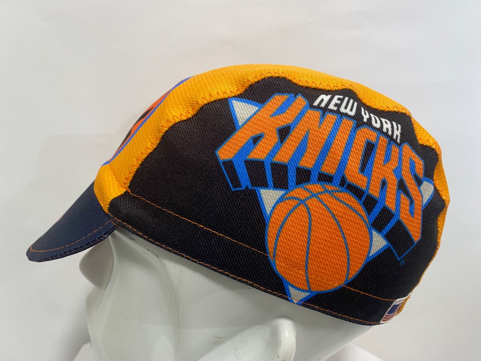 cycling caps Knicks  handmade in USA