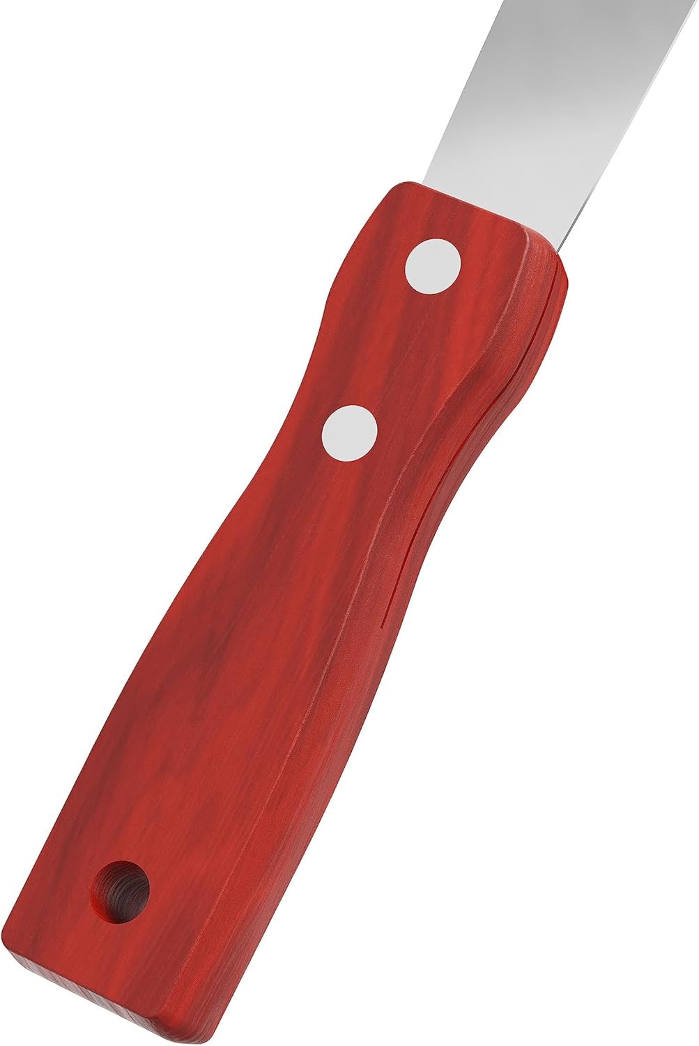 2pc Putty Knife 1 Inch Stainless Steel Scraper Set Wooden Handle Spackle Tool