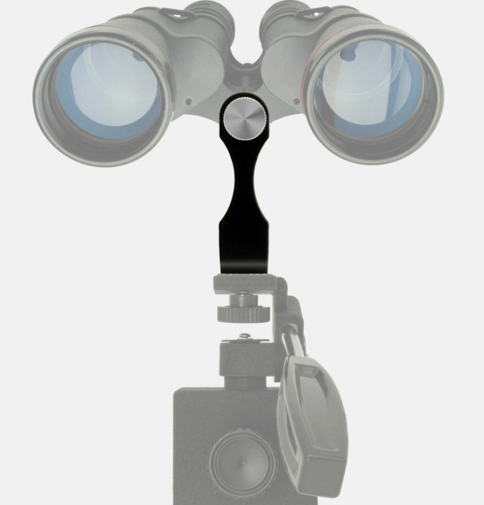 Universal Metal Tripod Adapter Mount Bracket Binoculars L-shape 1/4"-20 Threads