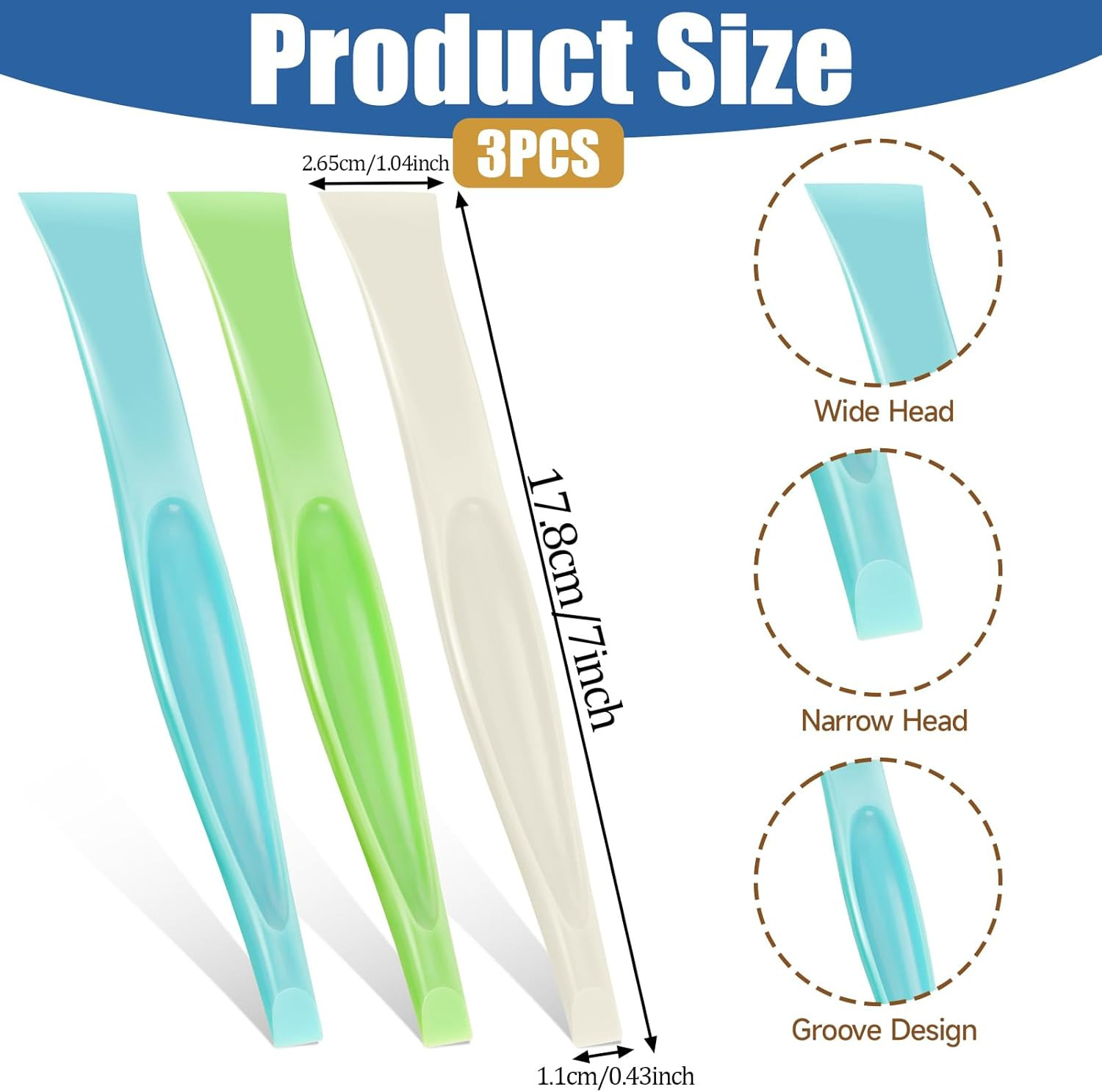 Plastic Scraper Tool, Multipurpose No Scratch Scraping Tool, Small Scraper Clean