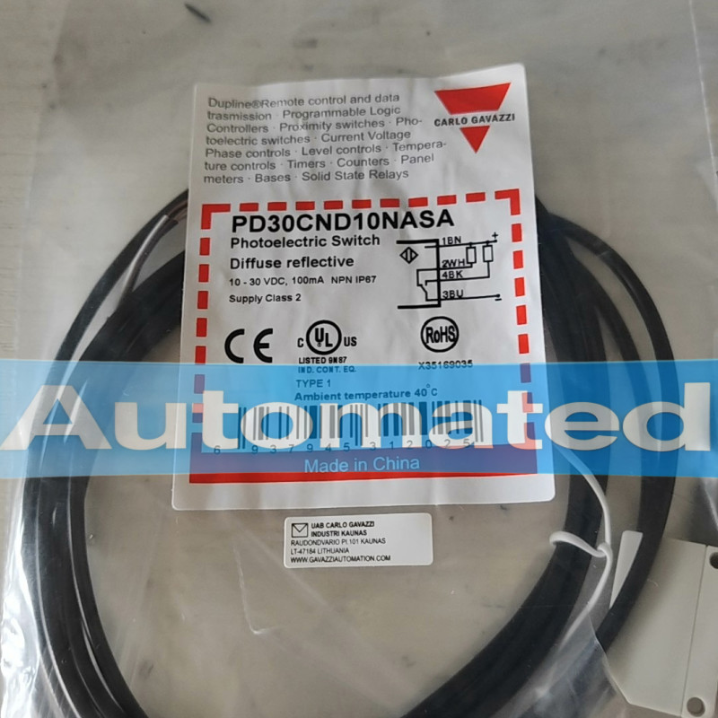 PD30CND10NASA 1PCS NEW Carlo Gavazzi Photoelectric sensor PD30CND10NASA