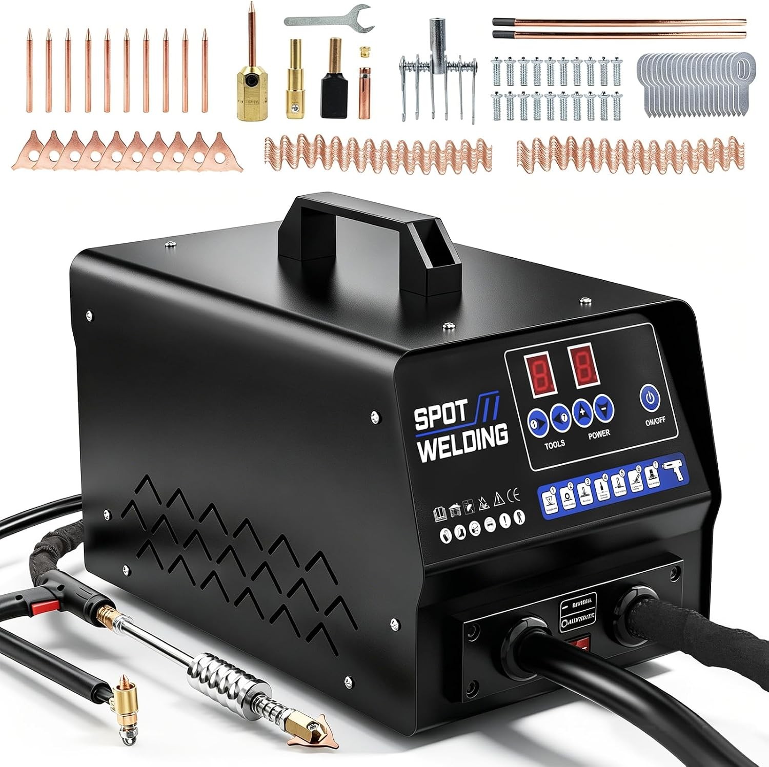 Stud Welder Dent Repair Kit 3.5KW Dent Puller Spot Welder Body Repair Dent Tool