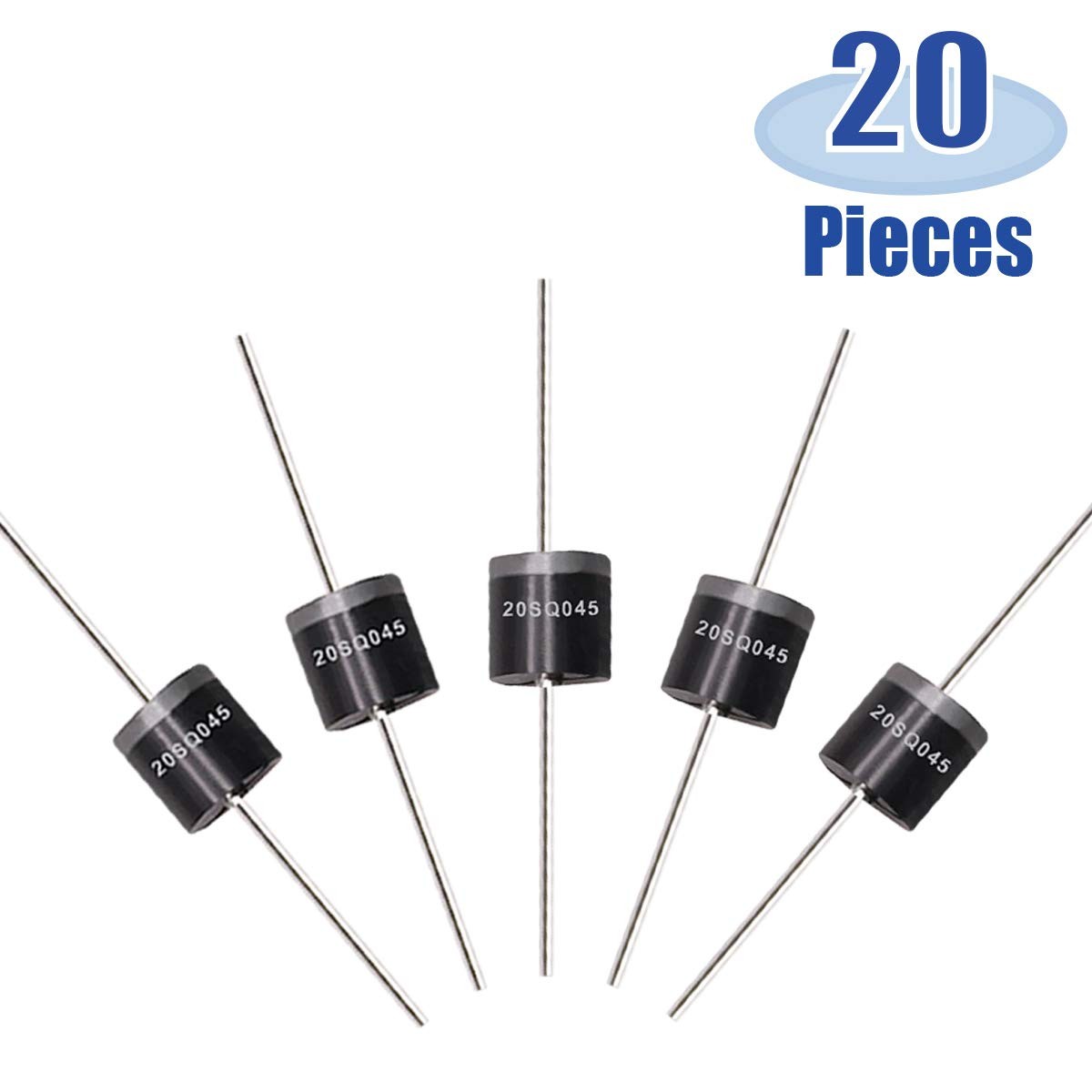 Tnisesm 20 Pcs 20SQ045 20A 45V Schottky Blocking Diode, Rectifiers