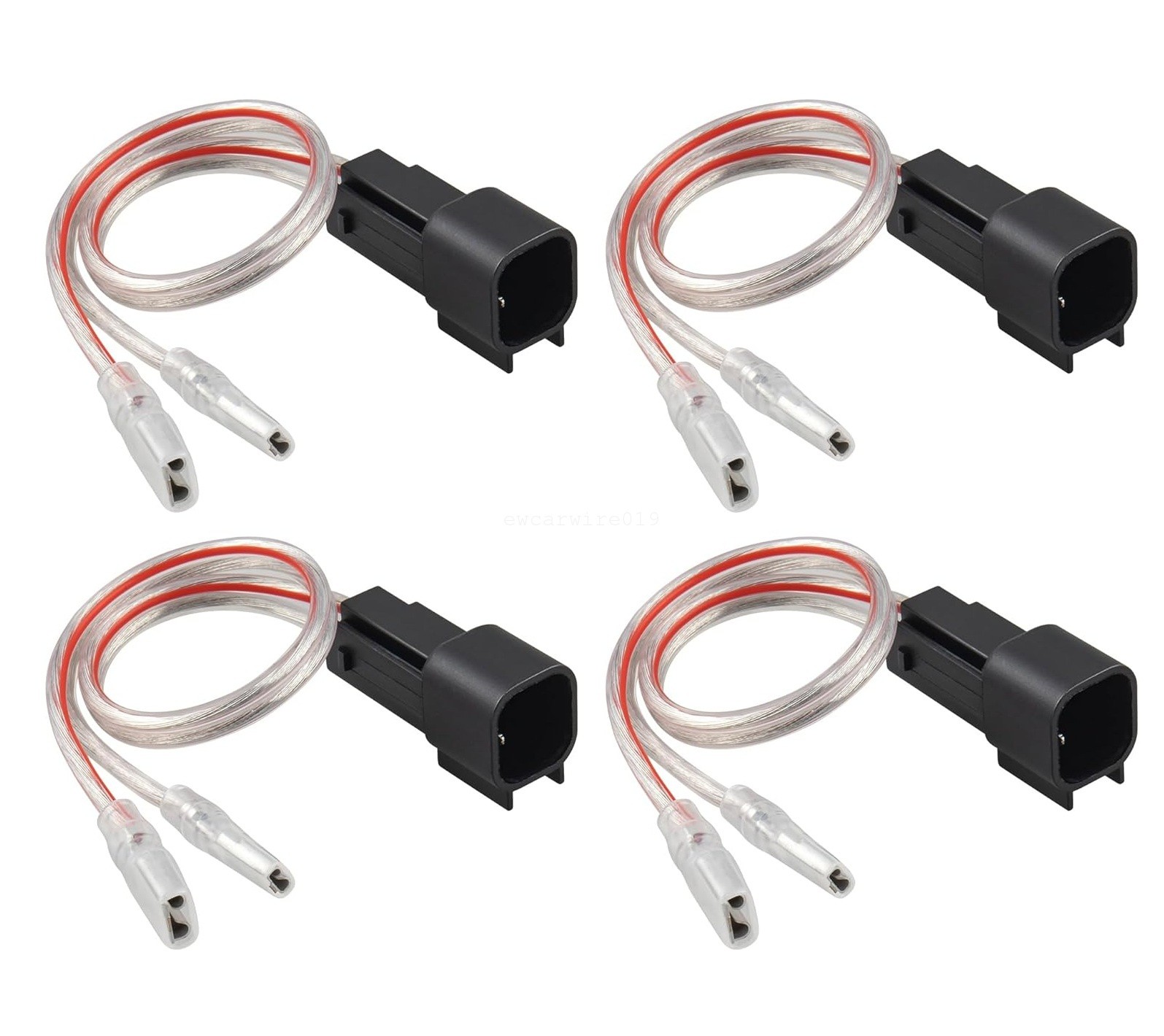 For Ford 2002-2014 F-150 4Pcs Car Front Rear Door Speaker Wire Harness Connector