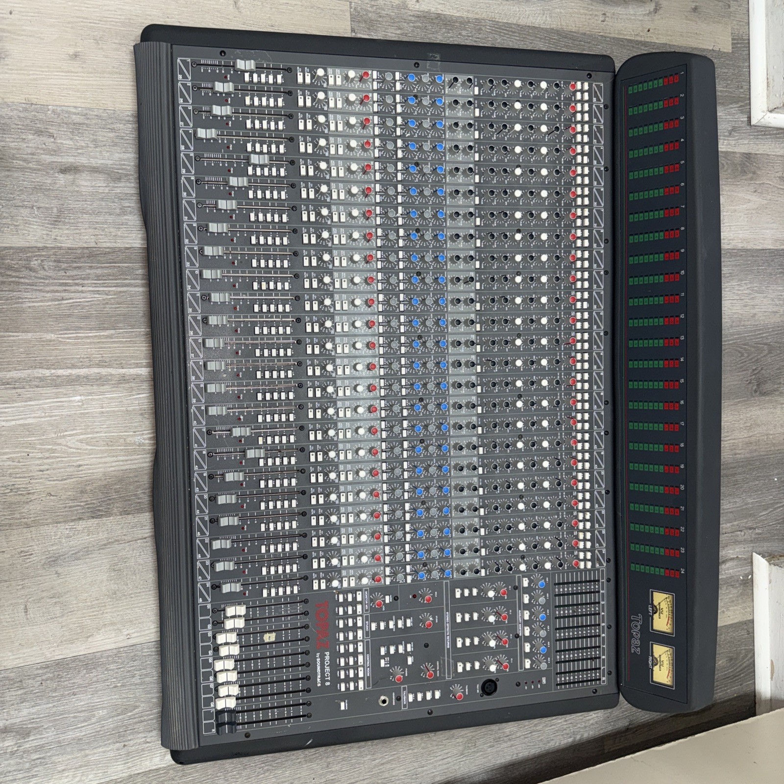 Soundtracs Project 8 TOPAZ 24 x 8 Analog Studio Mixer Clean Read No Power Supply