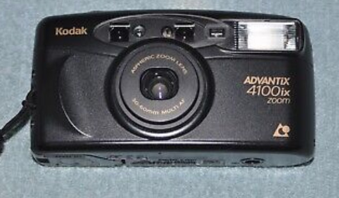 KODAK ADVANTIX 4100ix ZOOM ASPHERIC LENS 30-60mm MULTI AF BLACK - Untested