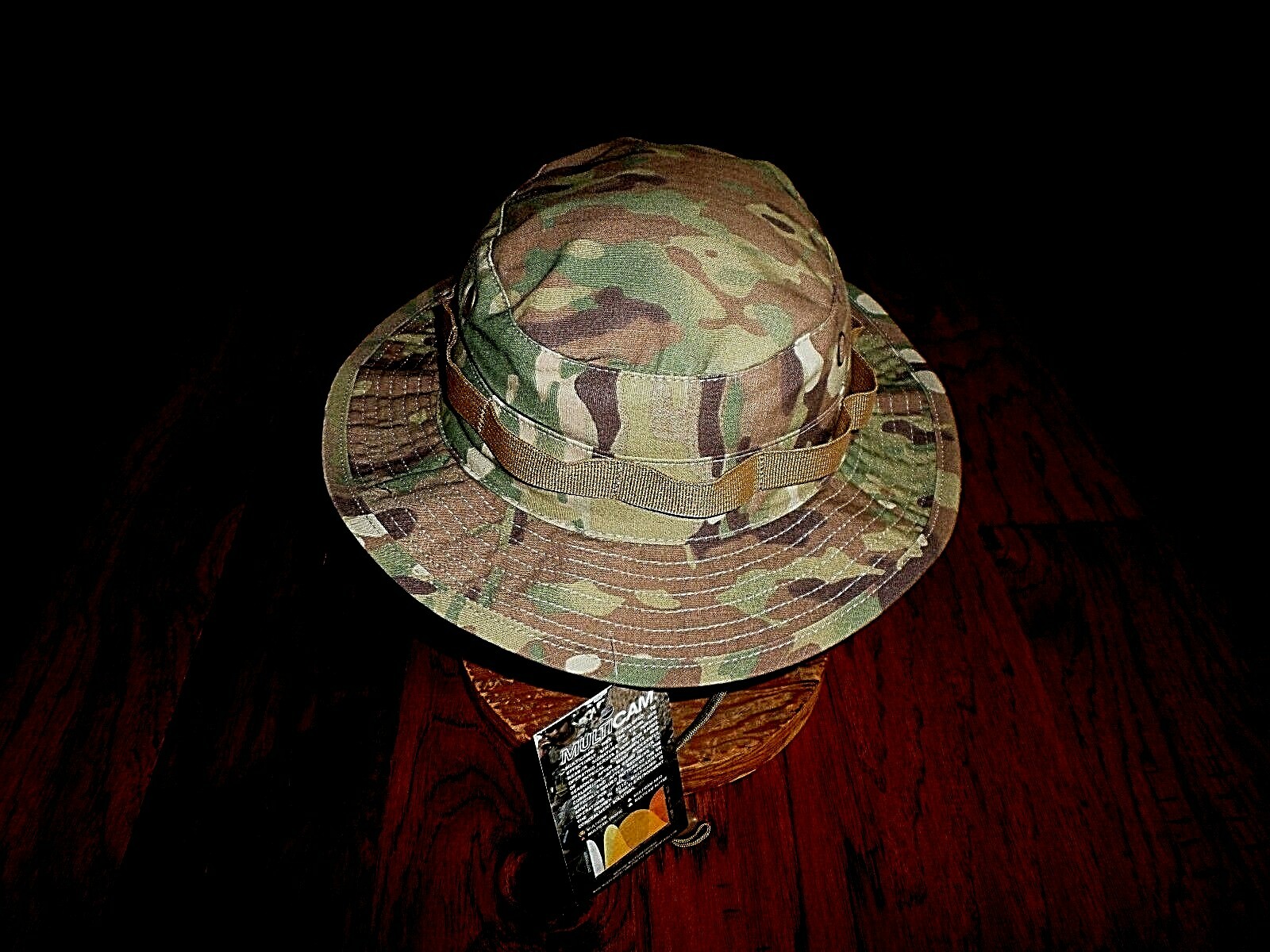 MULTICAM ARMY CAMOUFLAGE BOONIE HAT RIP STOP TYPE II HOT WEATHER HAT 7 1/4