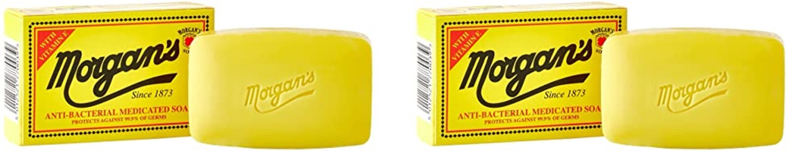 Morgan's Anti-Bacterial Medicated Bar Soap, 2.8 oz - (2 PACK)