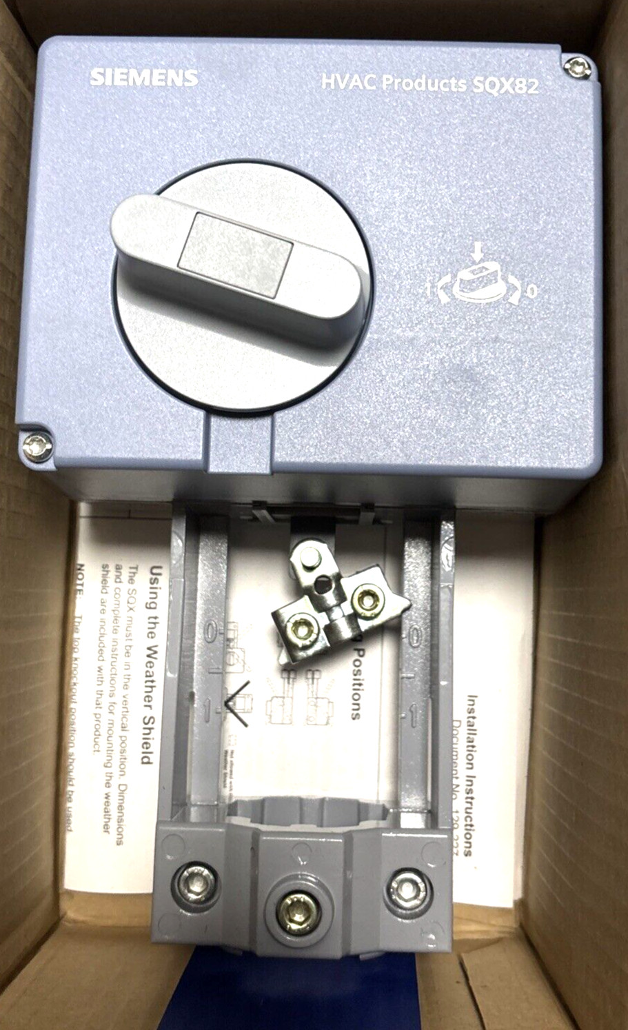 SIEMENS SQX82.00 Electromotoric actuator, 700 N, 20 mm, AC 24 V, 3P