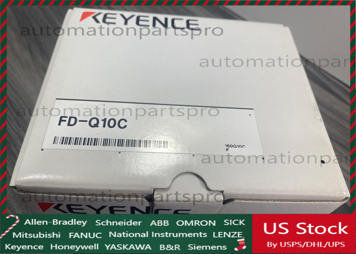 New Keyence FD-Q10C Clamp-on Digital Flow Sensor w/ Sensor Bracket 20-30VDC -USA