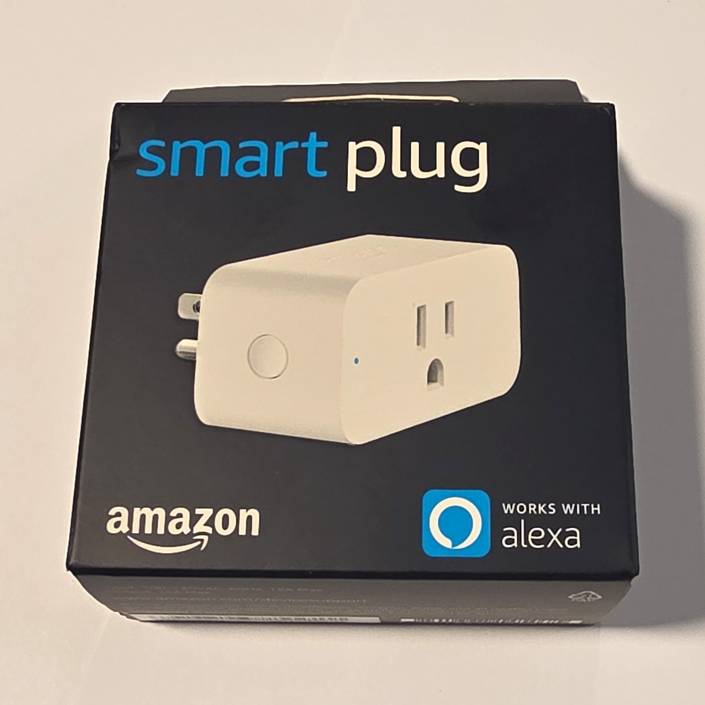 Amazon Smart Plug Wi-Fi, Works with Alexa, Indoor App/Voice Control, White