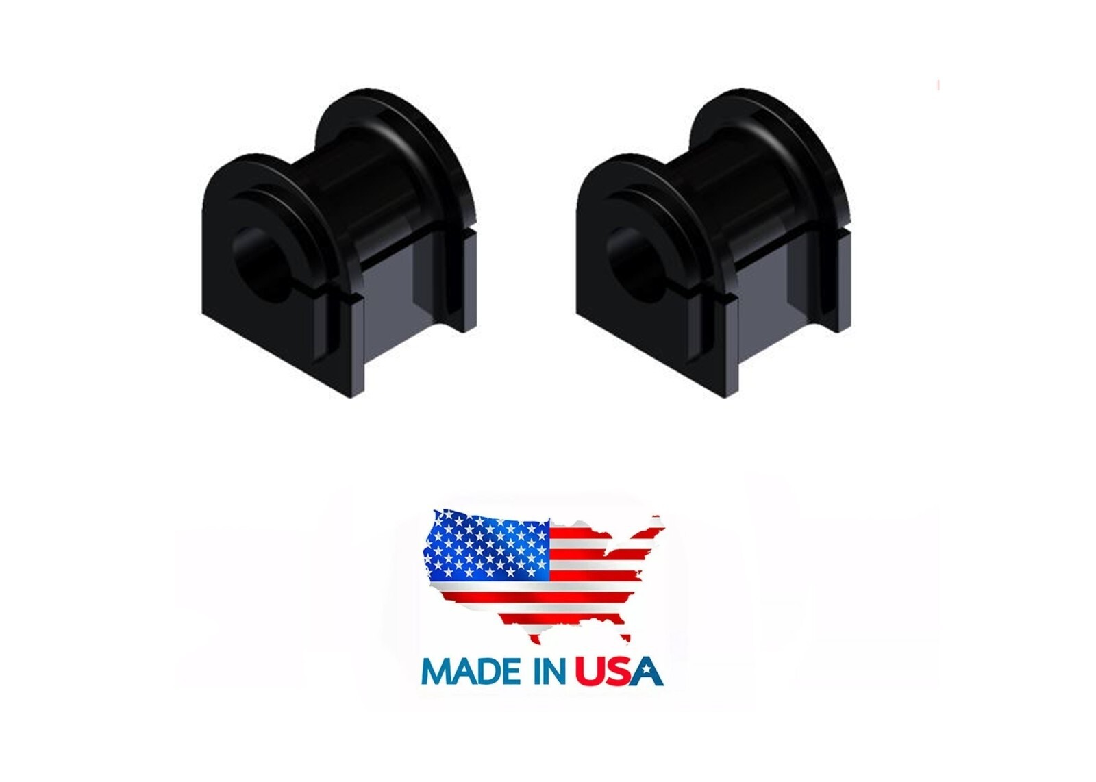 PAIR Rear Sway Bar Bushing Kit FITS 14-19 Toyota Highlander 10-15 Lexus RX350