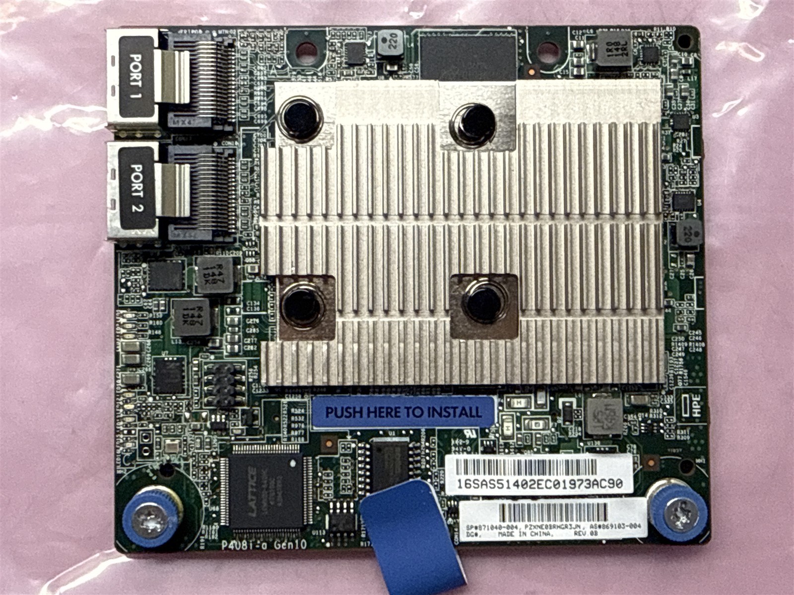 HP 871040-004 SMART ARRAY P408i-a SR Gen10 2-PORT SAS CONTROLLER W/ CABLE
