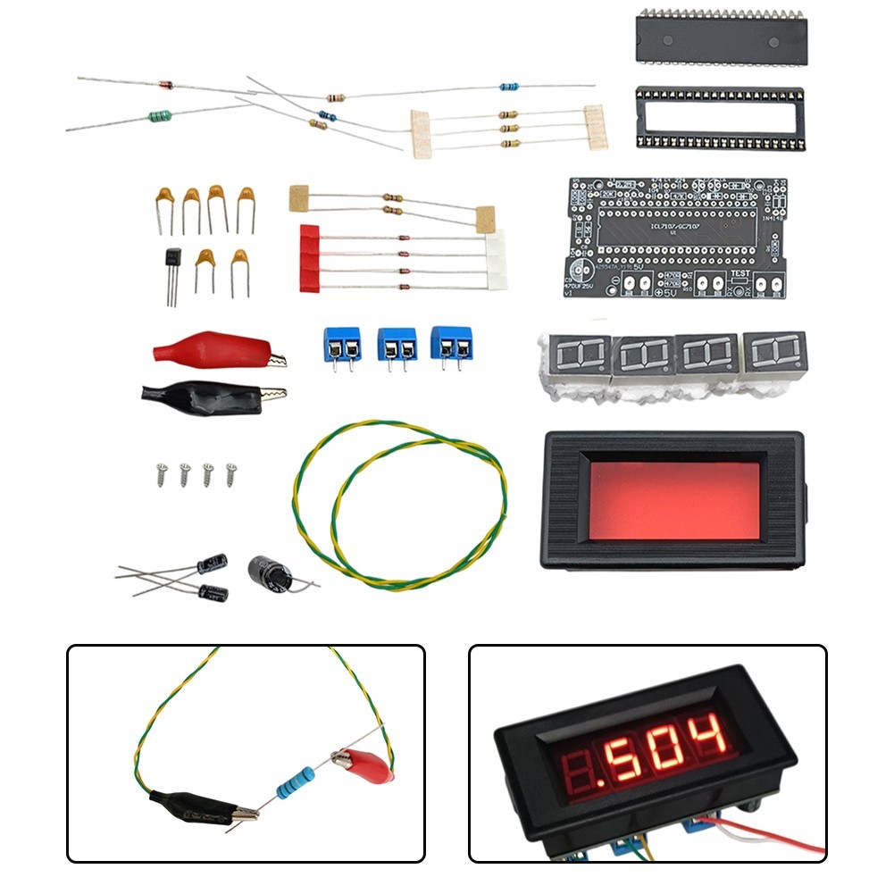 DC5V Resistance Tester DIY Voltage Tester Fast Response Good Stability