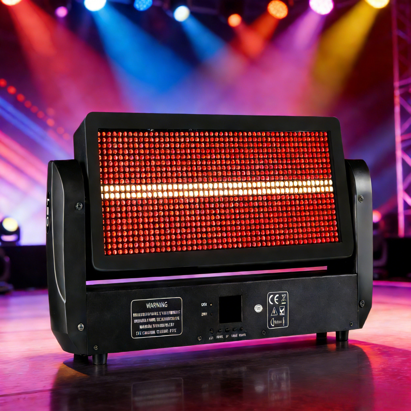 300W RGB LED moving head strobe DJ light 12+12 segment 960pc led moving wash bar