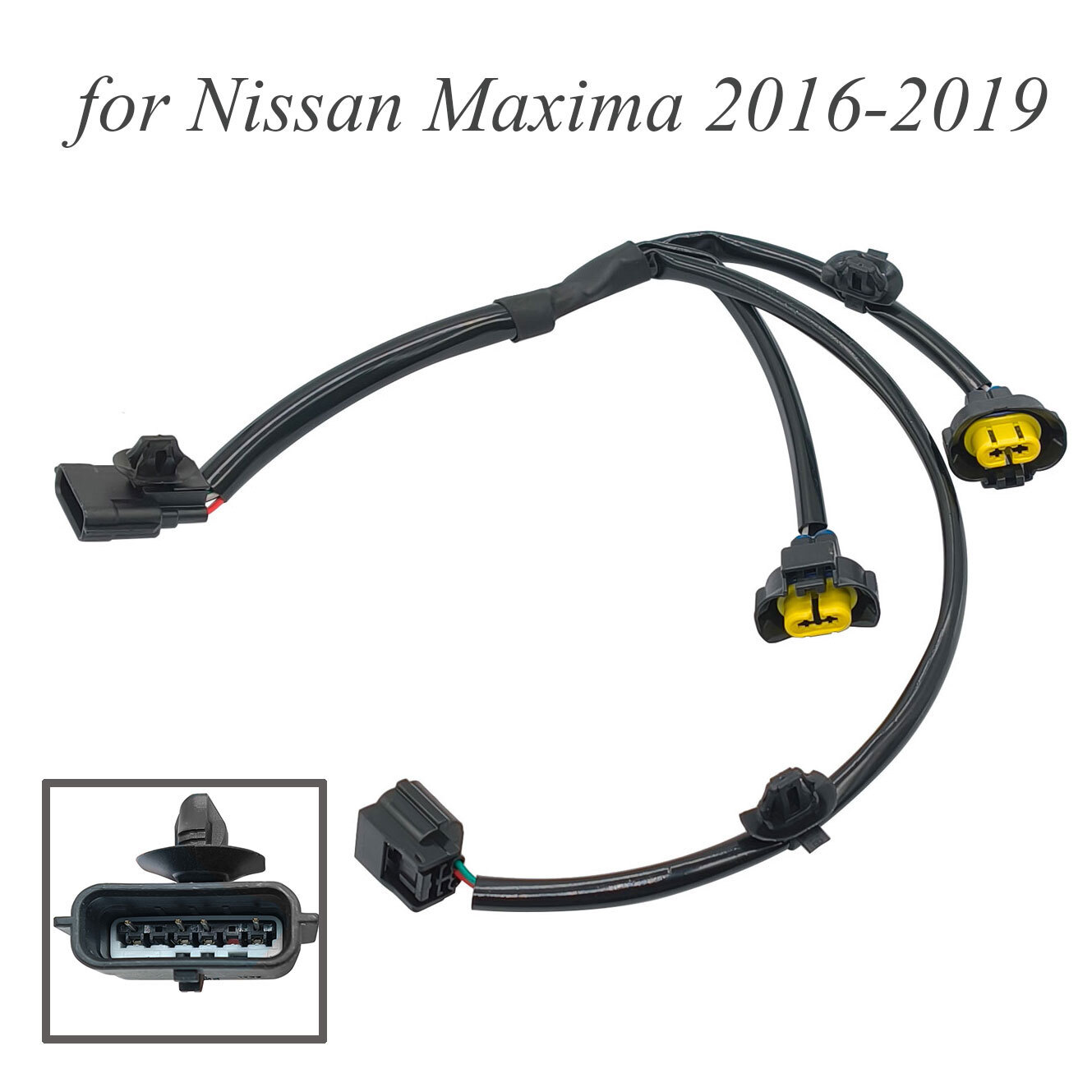 New Passenger RH Fog Light Wiring Harness Fits Nissan Maxima 16-19 # 24070-4RA0B