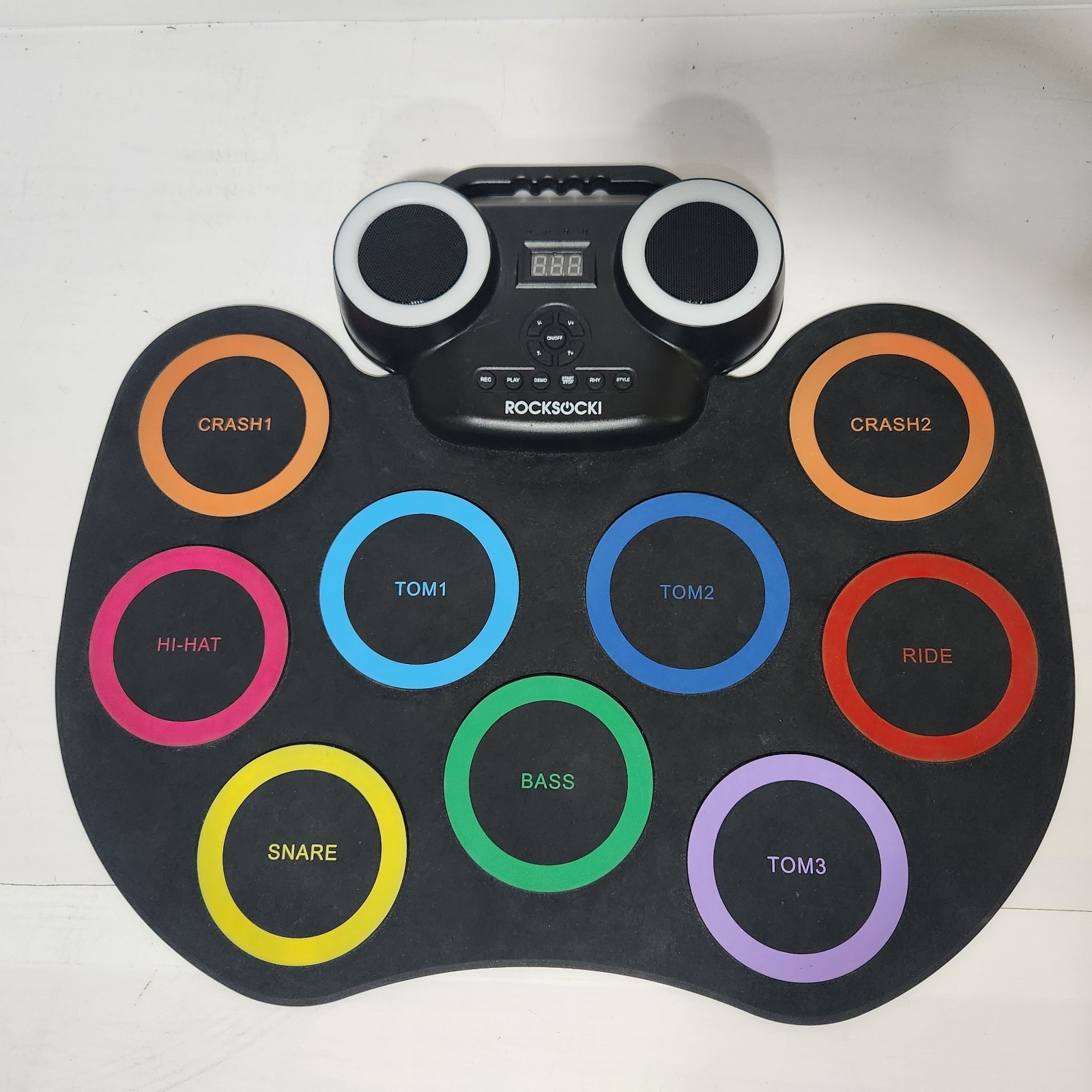 ROCKSOCKI Electric Drum Set 9-Pads Electronic - Tested / Works Great