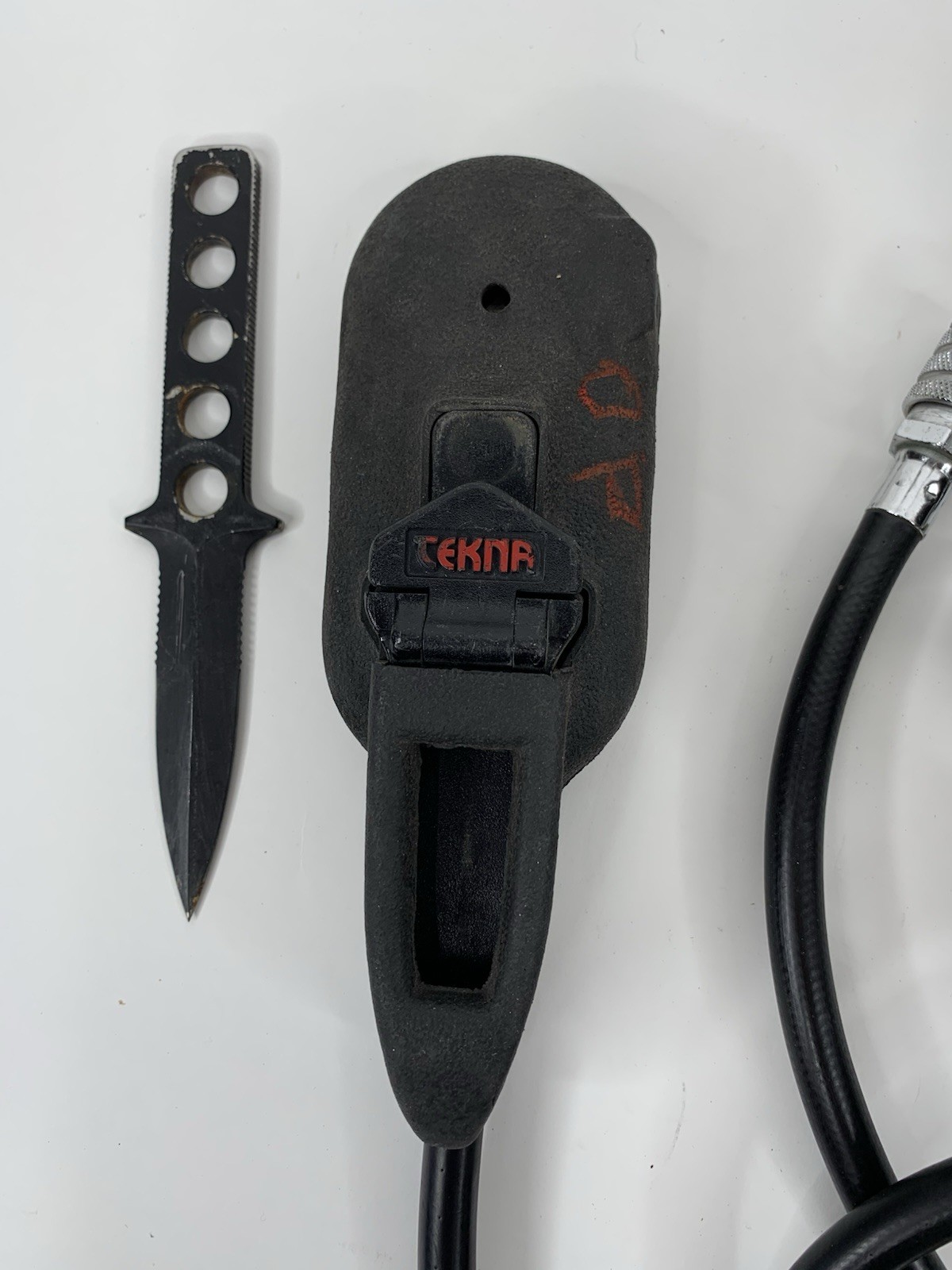 Scuba PRO Regulator TEKNA Console Gauge Module + TEKNA Dive Knife Built-In