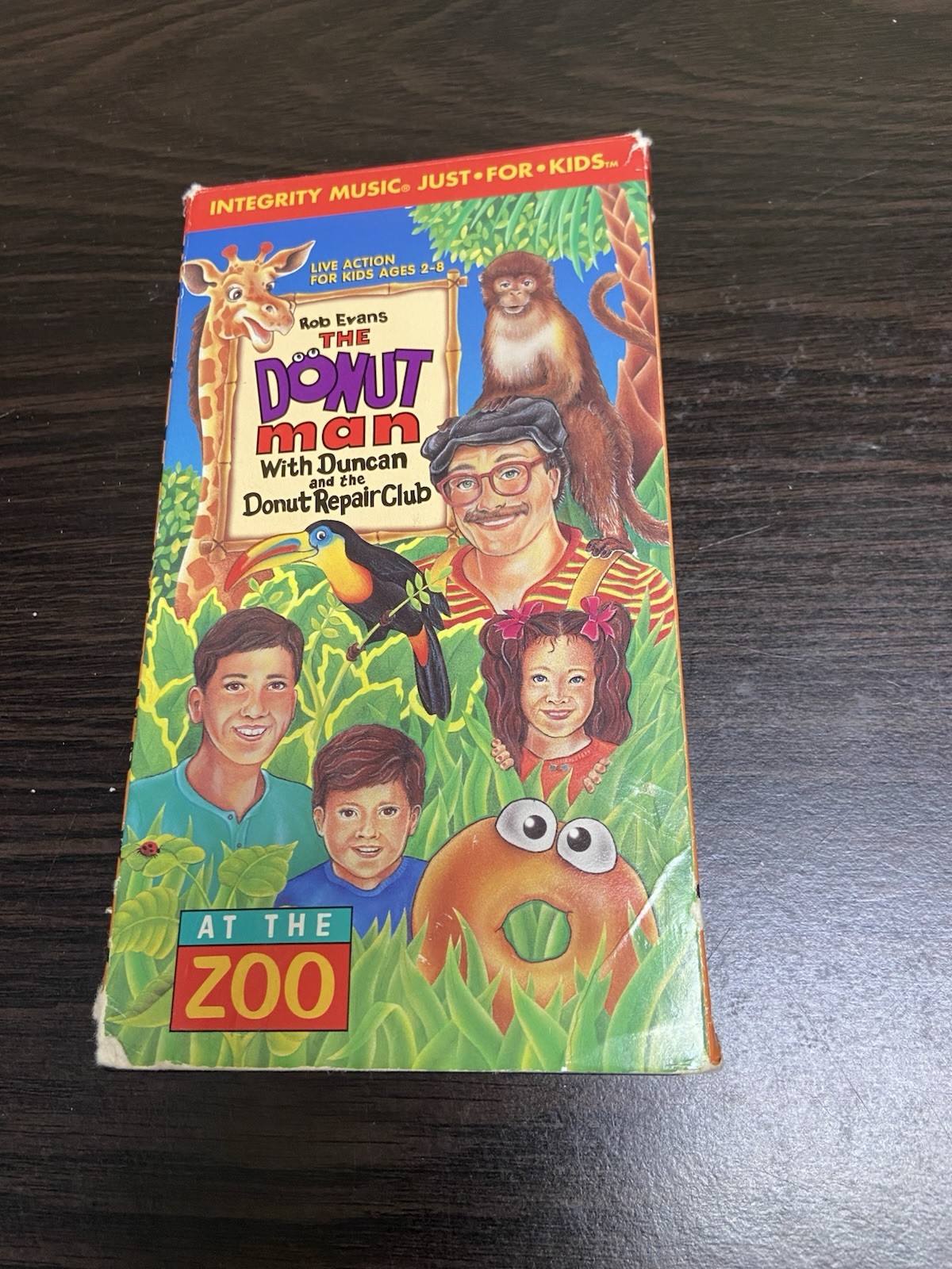 Rob Evans The Donut Man - At The Zoo 1993 VHS w/ Duncan & Donut Repair HTF
